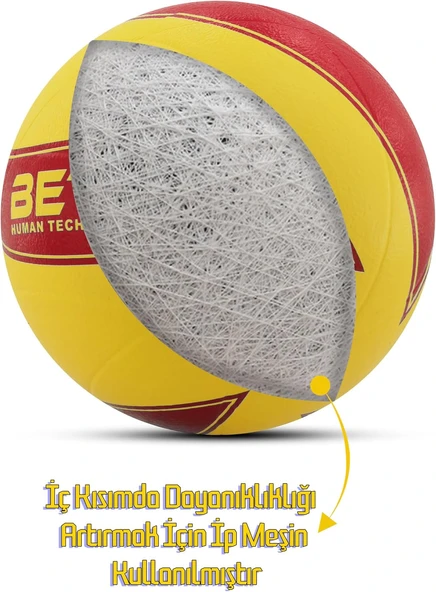 Voleybol Topu Kauçuk Dikişsiz Ultra Dayanıklı Top No:5 - 9