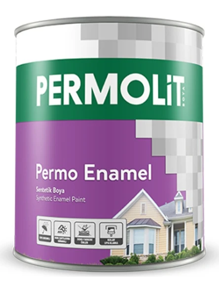 Permo Enamel Sentetik Siyah 2.5lt ürün görseli 1