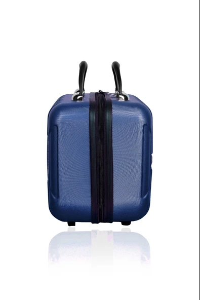 Polo&Sky Mars Model Lacivert Renk Abs Makyaj Çantası El Valizi - 3