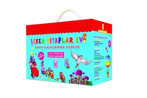 Şeker Kitaplar Evi 2. ve3. Sınıflar İçin Çocuk Klasikleri (24 Kitap) Timaş Çocuk