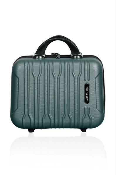 Polo&Sky Mars Model Haki Renk Abs Makyaj Çantası El Valizi