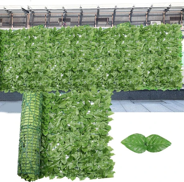 Dekoratif Bahçe Çiti Rulo Plex Sarmaşık Çit 1x3 Metre Uzunluk - 3