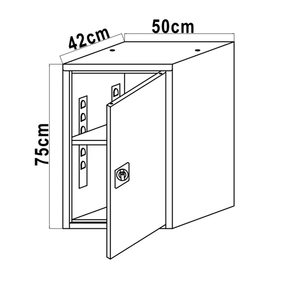 Çelik Dosya Dolabı Metal Dolap Ofis Dolapları - 6