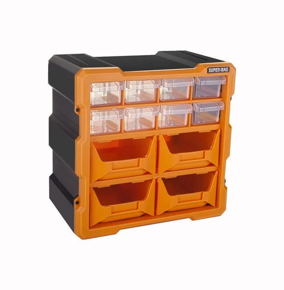 Süper Bag ASR-6009 12'li Monoblok Avandanlık Ve Çekmece Seti Prof Bag ürün görseli