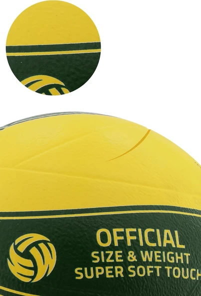 Voleybol Topu Kauçuk Dikişsiz Ultra Dayanıklı Top No:5 - 8