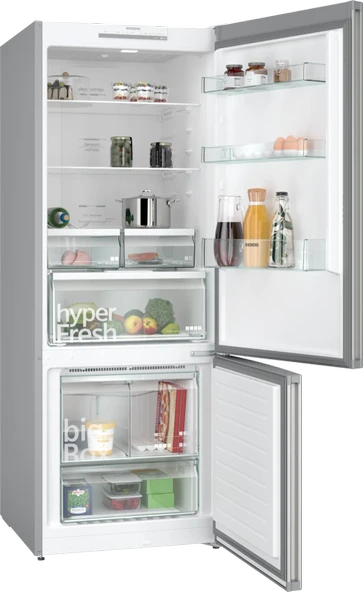 SİEMENS KG55NVIE0N iQ300 Alttan Donduruculu Buzdolabı 186 x 70 cm - Resim 2