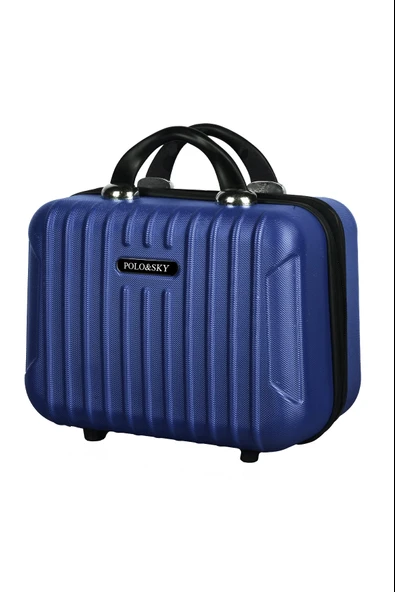 Polo&Sky Class Model Lacivert Renk Abs Makyaj Çantası El Valizi - 2