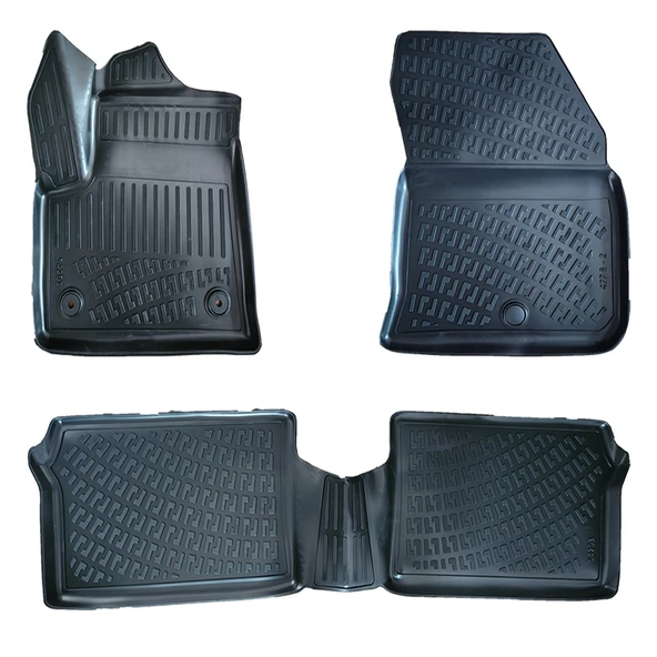 Rizline C3 Aircross Mhev Hybrit 2025 Sonrası 3D Paspas ve  Alt Bagaj Havuzu - Resim 4