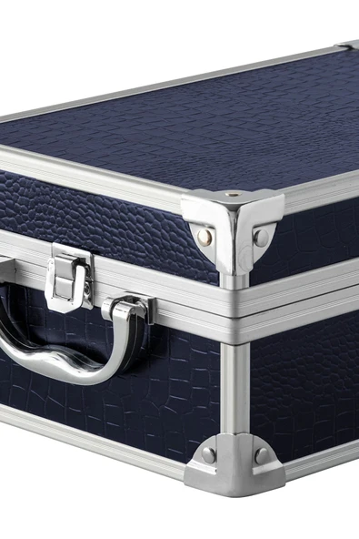 Lionesse 583 Metal Aksesuar Ve Makyaj Çantası Lacivert - Resim 5