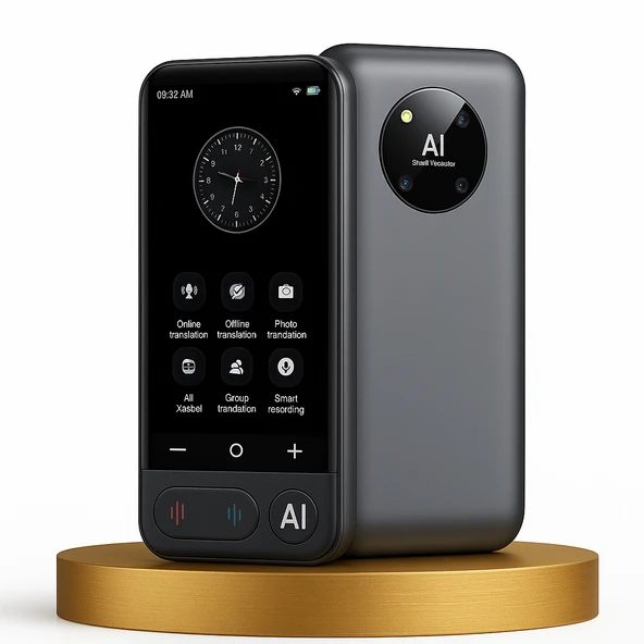 Kameralı 140 Dilde Wifi Özellikli Translator Elektronik Çeviri Cihazı Türkçe Menü