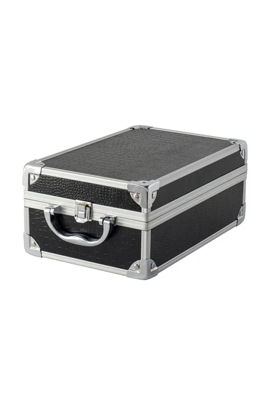 Lionesse 583 Metal Aksesuar Ve Makyaj Çantası Siyah - Resim 4