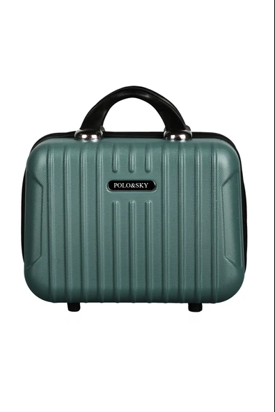 Polo&Sky Class Model Haki Renk Abs Makyaj Çantası El Valizi