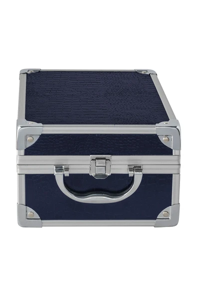 Lionesse 583 Metal Aksesuar Ve Makyaj Çantası Lacivert ürün görseli