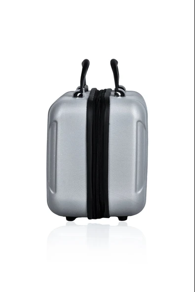 Polo&Sky Class Model Gri Renk Abs Makyaj Çantası El Valizi - 4