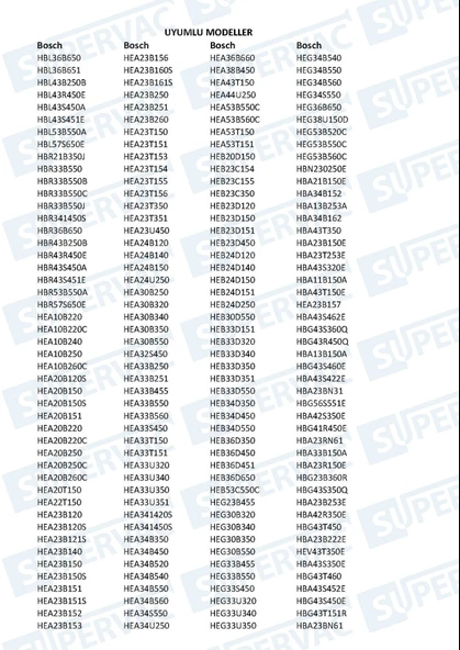 Profilo FRT4001G,FRMA652,FRMA955S,FRMA652S,FRMA952,FRMA652W,FRMA651 ile Uyumlu Fırın Kapak Contası - Resim 4