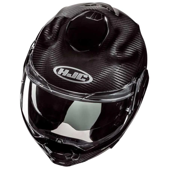 HJC F100 KASK CARBON SİYAH - Resim 2