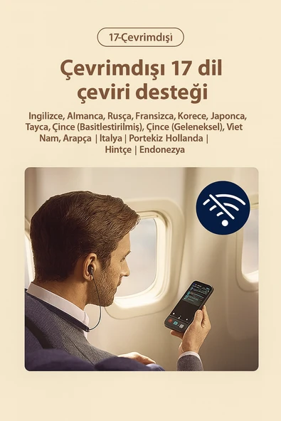 Kameralı 140 Dilde Wifi Özellikli Translator Elektronik Çeviri Cihazı Türkçe Menü - 2
