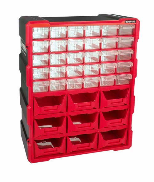 Süper Bag ASR-6010 39'lu Monoblok Avandanlık Ve Çekmece Seti Prof Bag - Resim 6