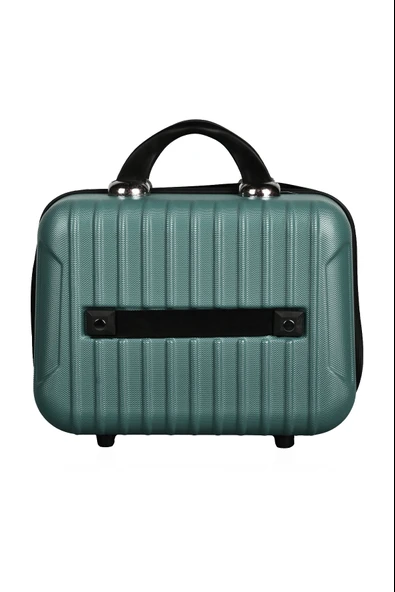Polo&Sky Class Model Haki Renk Abs Makyaj Çantası El Valizi - 4