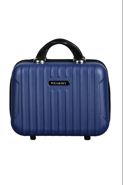Polo&Sky Class Model Lacivert Renk Abs Makyaj Çantası El Valizi