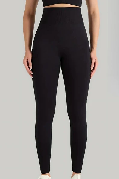 DİKİŞSİZ DÜZ TAYT KADIN 4451 ürün görseli