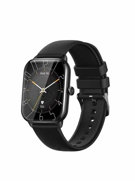 SHAZA Sesli Görüşme IP67 Nabız Ölçer 1.85 İnç Full Ekran Siyah Akıllı Saat SA8002/GR