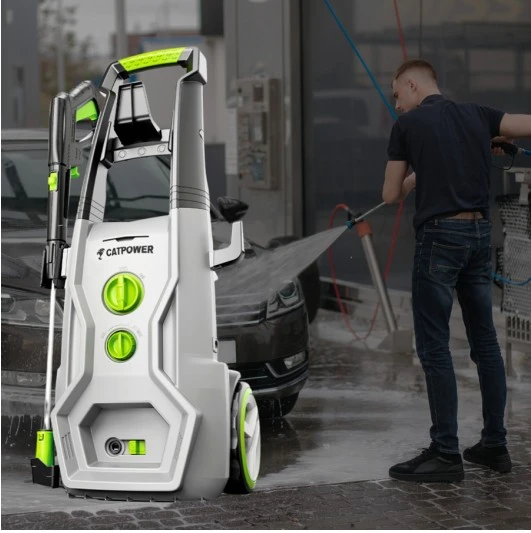 CATPOWER 716 210 BAR YÜKSEK BASINÇLI YIKAMA MAKİNESİ 2500W KÖPÜK HAZNELİ - 2
