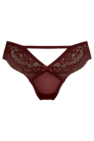 BİKİNİ ÖN YAN BANT ORTA AÇIK ARKA TÜL KADIN 2735 - Resim 8