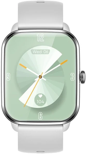 SHAZA Sesli Görüşme IP67 Nabız Ölçer 1.85 İnç Full Ekran Gri Akıllı Saat SA8002/BK - 2