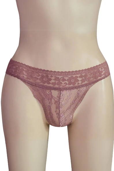 BİKİNİ BEL SERIT BANT ÖN DANTEL ARKA TÜL KADIN 2731 ürün görseli