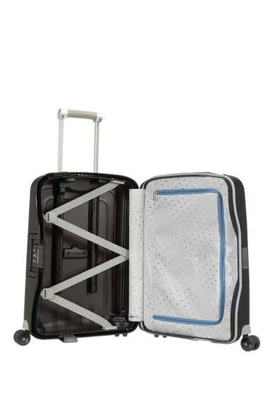 Samsonite Siyah Çekçekli Sert Valiz S'CURE-SPINNER 55/20 Teşhir - 2