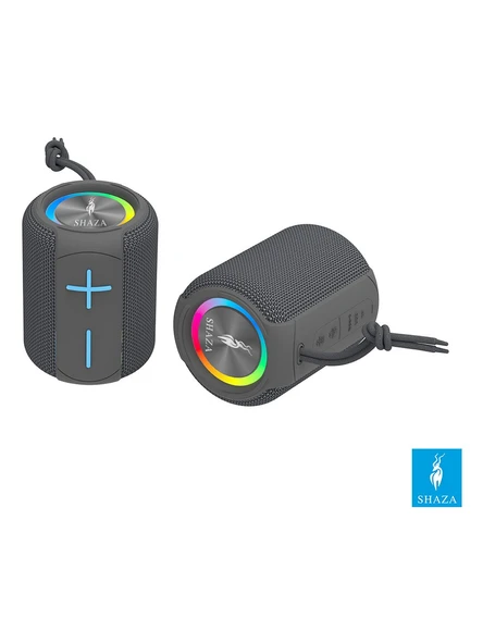 SHAZA SS4506/GR Taşınabilir 8W Ses Çıkışı RGB Bluetooth Hoparlör Gri - 2