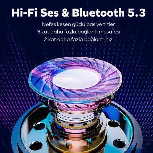 WOYAX by DEJİ Curvy HD Mikrofonlu Ultra Hafif HiFi Ses Beyaz Kulak İçi Kablosuz Bluetooth Kulaklık - 2