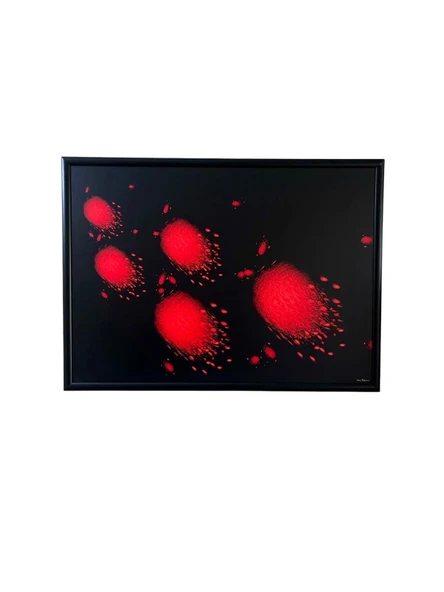 Dekoratif Soyut Tablo 50 x 70 cm CAN103 - Ev - Otel - Ofis - Hastahane - Kafe - Restoran Dekorasyonu - 2