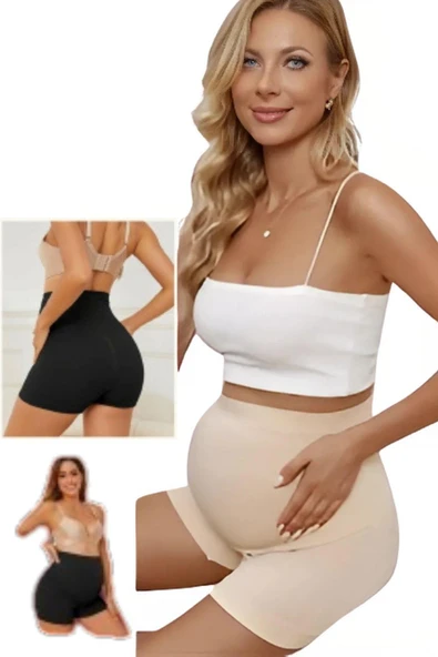 HAMİLE ŞORT DİKİŞSİZ KORSE KADIN 4450 ürün görseli