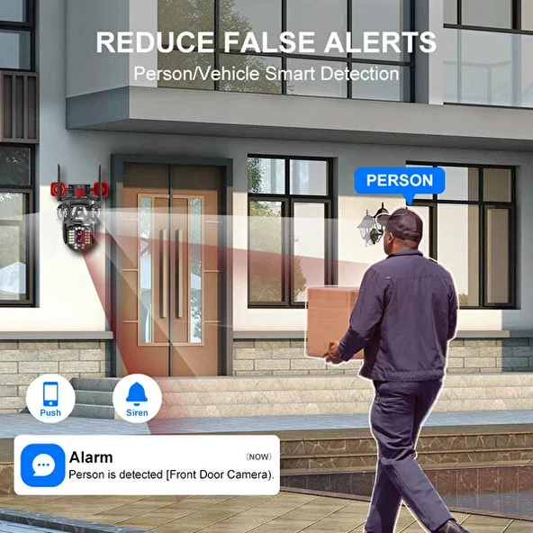 Avenir AV-S314 Wifi Hoparlörlü 4mp 2 Kameralı 10X Optik Zoomlu Ptz Kamera - 2