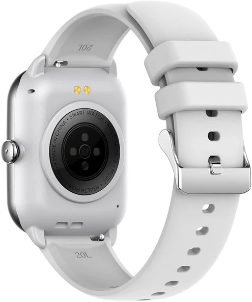 SHAZA Sesli Görüşme IP67 Nabız Ölçer 1.85 İnç Full Ekran Gri Akıllı Saat SA8002/BK - 4