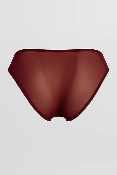 BİKİNİ ÖN YAN BANT ORTA AÇIK ARKA TÜL KADIN 2735 - Resim 9