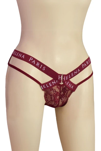 BRAZILIAN BİKİNİ ÖN BANT ARKA TÜL BEL ÇAPRAZ İPLER 5 Lİ PAKET ASORTİ H2741 RENK ürün görseli