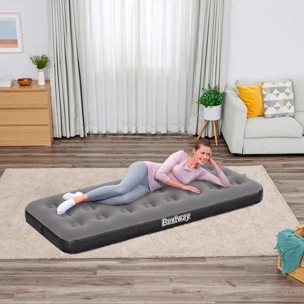 Bestway Single Tek Kişilik Şişme Yatak 185x76x22cm 671GY ürün görseli 1
