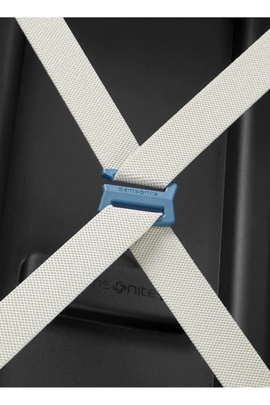 Samsonite Siyah Çekçekli Sert Valiz S'CURE-SPINNER 55/20 Teşhir - 3