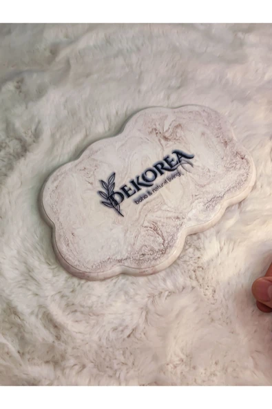 DEKOPOR Bulut Form Dekoratif Servis ve Takı Tepsisi - 8