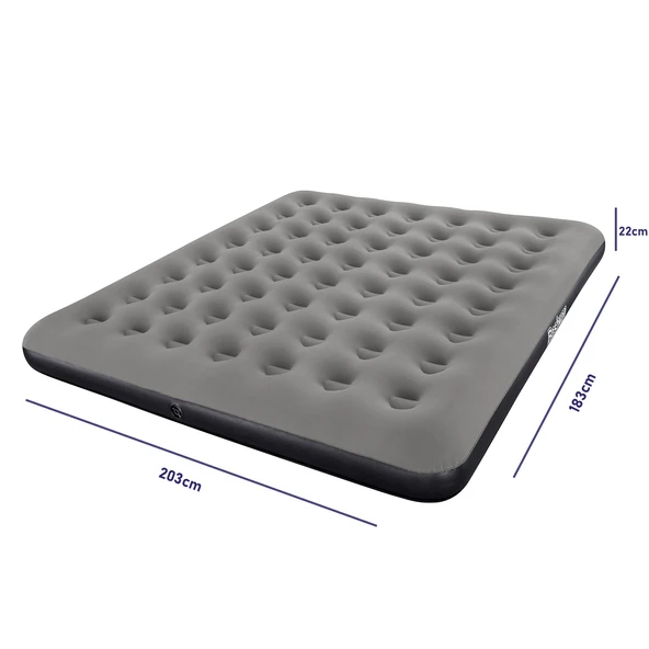 Bestway Ultra King 3 Kişilik Şişme Yatak, El pompası ve Yastık 203x183x22cm 671HC BW149 - 2