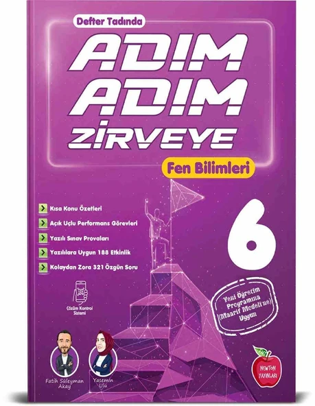 Newton 6.Sınıf Fen Bilimleri Adım Adım Etkinlikli Konu Anlatımlı Soru Bankaları ürün görseli 1