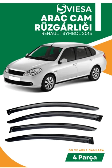 RENAULT SYMBOL 2013  uyumlu oto camlara özel ölçü cam rüzgarlığı rüzgarlık ürün görseli 1