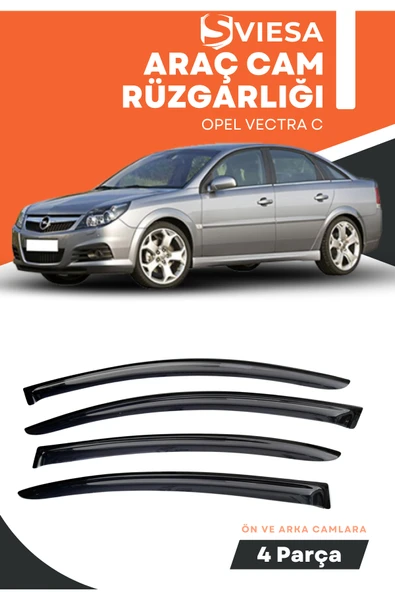 OPEL VECTRA C  uyumlu oto camlara özel ölçü cam rüzgarlığı rüzgarlık ürün görseli 1
