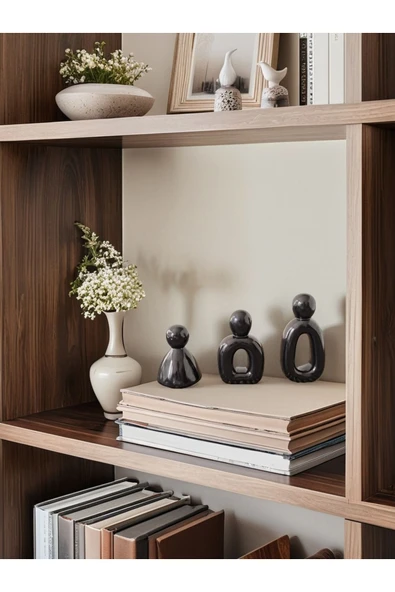 DEKOPOR Evolu Form Seti – Minimalist Aile Heykeli - 7