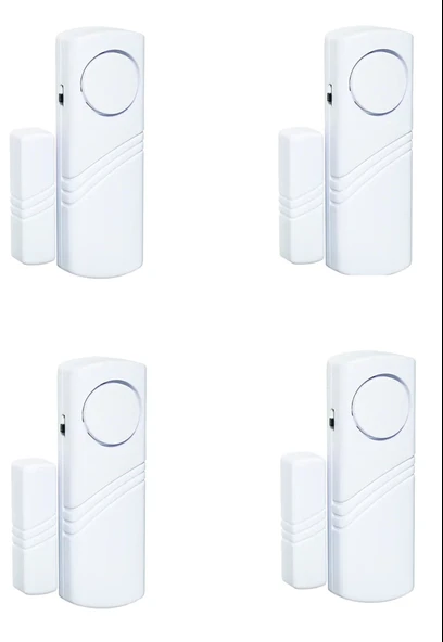 4 Adet Jd-188 Kablosuz Alarm Sistemi Kapı Pencere Alarmı Hırsız Alarmı Yüksek Sesli Kapı Alarmı ! ürün görseli