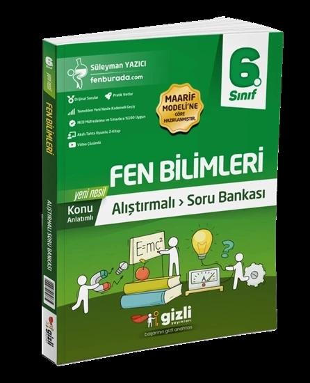 Gizli Yayınları 6. Sınıf Fen Bilimleri Konu Anlatımlı Alıştırmalı Soru Bankası Yeni ürün görseli