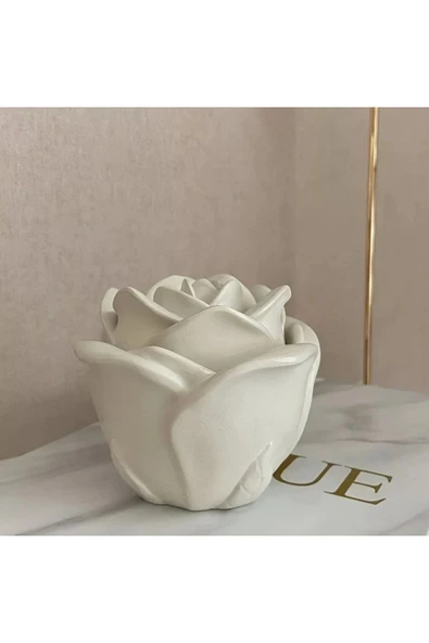 DEKOPOR Gül Şeklinde Mumluk & Dekoratif Kutu